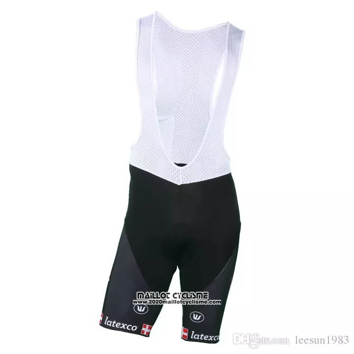 2018 2019 Maillot Ciclismo Quick Step Floors Champion Danemark Manches Courtes et Cuissard